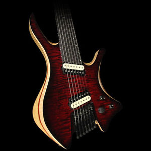 Used Skervesen Shoggie 7 Multi-Scale 7-String Electric Guitar Black Burst