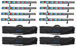 8 Chauvet Colorstrip 4 Ch DMX Mu