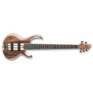 Ibanez BTB745 BTB Standard 5-String Bass, Natural, Low Gloss +Cable