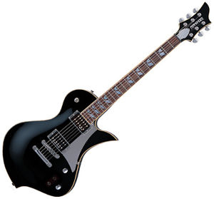 Fernandes Ravelle Steeler Sustainer Black - customized with Fernandes Sustainer!