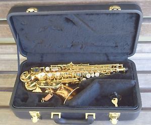 Yanagisawa SC-992 Bronze Curved Soprano Sax -sterling silver neck -excellent
