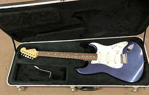 Fender USA Strat Plus in Midnight Blue. 1990 with original case.
