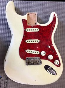 Fender Custom Shop - LOADED 1960 Relic Stratocaster Body - WHITE w/Fralins!