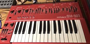 roland sh 101 With Tubbutec Sh1oh1 Mod And Stereo Ping Controller