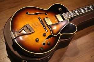 1996 Ibanez GB-5 George Benson Model Electric Guitar Sunburst Japan w/HC