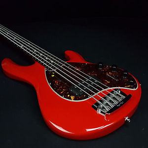 Ernie Ball Music Man MusicMan Stingray 5 string Bass Chili Red Neck Through