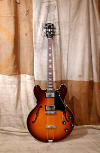 1969 Gibson ES-335 Vintage Guitar Sunburst