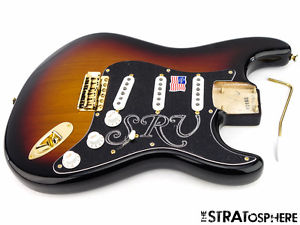 LOADED USA Fender Stevie Ray Vaughan SRV Strat BODY Stratocaster Burst SALE!