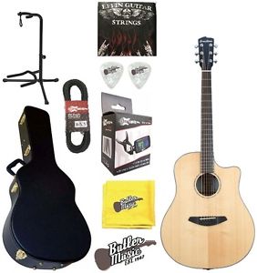 Breedlove Solo Dreadnought Solid Cedar Top A/E Guitar w/Hardcase, Picks & More!!