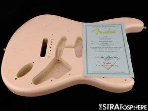 Fender Custom Shop Postmodern Relic Stratocaster BODY Strat Guitar Shell Pink