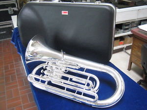 USED DEMO KING 2280SP SILVER PLATED FOUR VALVE EUPHONIUM WITH WARRANTY!