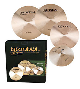 Istanbul Mehmet Cymbals TRADITIONAL SET+1 18"Crash (HHM14+CM16-18+RM20+ 1 BAG)