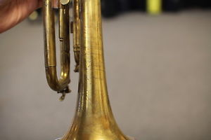 1934 HOLTON PROFESSIONAL TRUMPET IN RAW BRASS