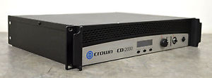 Crown CDi2000 Two-channel, Power Amplifier