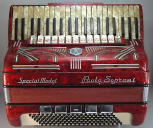 PAOLO SOPRANI PIANO ACCORDION 120 BASS - SPECIAL MODEL