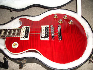 *MINT RARE** GIBSON SLASH SIGNATURE LES PAUL ROSSO CORSA AAA Flame