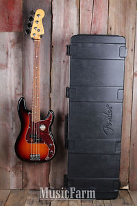 Fender® American Standard Precision Bass 4 String Electric Bass Guitar with Case