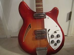 1966 Rickenbacker 365 Fireglo 6-string SemiHollow Body Electric Guitar