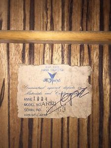 1984 K. Yairi Classical Guitar with case, Rare, Japan