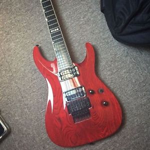 Used! ESP Japan HORIZON-Ⅱ Guitar See Thru Red 24f Seymour Duncan
