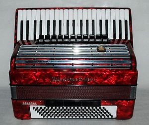 WELTMEISTER CONSONA 120 bass PROF. Piano Accordion Akkordeon Excellent +++++
