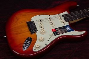 New Fender American Elite Stratocaster Aged Cherry Burst Authorized Dealer