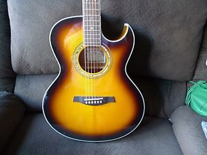 Ibanez JSA5 Joe Satriani Acoustic Electric Guitar Vintage Burst