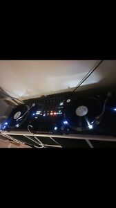 2 X Pioneer PLX-1000 Turntables With Blue Ortofon Concord Needles.  3 Months Old