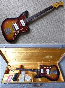 FENDER JAZZMASTER '62 AVRI MADE IN USA AMERICAN VINTAGE REPLACED NECK AS IS