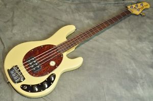 STERLING BY MUSICMAN Ray34CA Fletless Vintage Cream Rosewood Electric bass