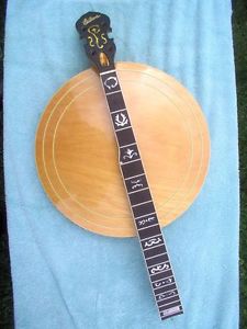 5 string RB-800 bluegrass style banjo neck with T&P cut & MATCHING RESONATOR