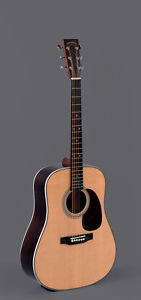 Western-Gitarre Sigma SDR-28H vollmassiv, Ebenholz-Griffbrett, incl. Gigbag