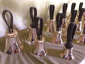Beautiful Schulmerich Handbells G4-G6 25 bells in Cases
