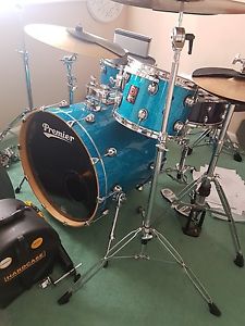 Premier genista drum kit - Blue Sparkle
