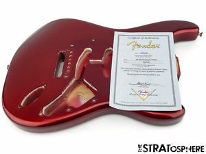 Fender USA Custom Shop '66 NOS Stratocaster BODY Guitar Parts Candy Apple Red