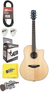 Breedlove Solo Dreadnought Solid Cedar Top A/E Guitar w/Effin Tuner & More