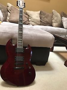 ESP LTD Deluxe VIPER-1000 Black Cherry EMG 81 EMG 85  Electric Guitar EXCELLENT