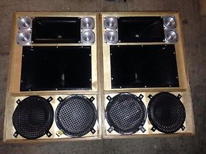 Custom 3 Way Speaker Boxes (beyma, B&C drivers) Reggae soundsystem PA Pair