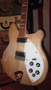 2002 Rickenbacker Model 360 Semi-Hollow Electric Guitar Mapleglo Plays Great
