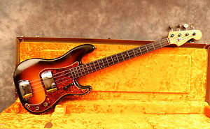 1961 FENDER PRECISION - SUNBURST - ANDY BAXTER BASS & GUITARS LTD
