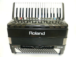 elektronisches Akkordeon , Roland FR-3 s , Midi, V-Accordion, Neuwertig, Top