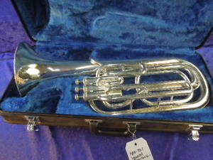 Yamaha YBH-301 Silver Baritone Horn Mint Cond. ser#17006