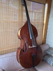 1930's German 3/4 flat-back double bass