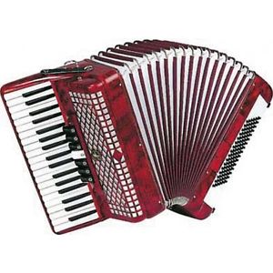 Acordeón Estrella 72 bajos Rojo