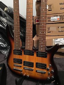 Rare Galveston Triple Neck electric guitar 6 string, 7, & 12 string