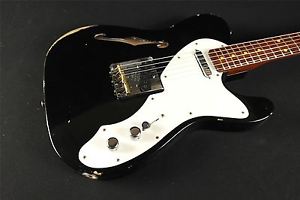 Fender Custom Shop LTD 50's Thinline Telecaster Relic - Aged Black (214)