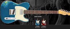 Fender Custom Shop 2016 LIMITED 60s HS TELE - Lake Placid Blue over Blue Flower