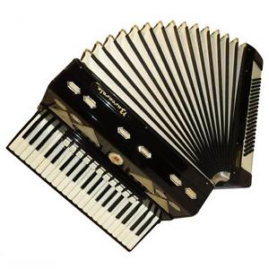 Barcarole Dominante, 120 Bass, 14 Registers, Case, German Piano Accordion, 710