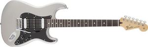 Fender Standard Stratocaster HSH Rosewood Fingerboard Ghost Silver 149200581