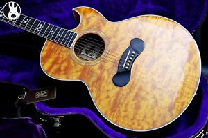 ✯VERY-RARE✯ GIBSON USA Electro Acoustic Starburst Elite ✯AAA+ Amber+ Ebony✯1993✯